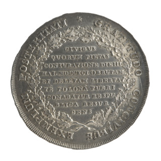 Thaler (so-called Targowica thaler), Stanislaw August Poniatowski (King of Poland; 1764–1795),