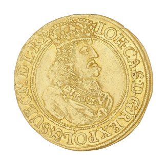 Gdansk ducat, John II Casimir Vasa (King of Poland; 1648–1668), struck 1662. Maker: Daniel Lesse