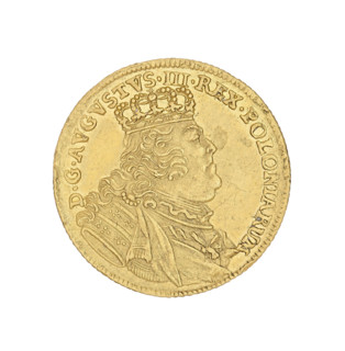 Crown ducat, Augustus III Saxony (King of Poland; 1733–1763), Goedecke, Johan Georg (1750–1753).