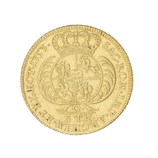 Crown Augustus, Croll, Ernest Dietrich (fl. 1753–1763); Augustus III Saxony (King of Poland;