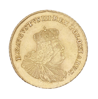 Crown Augustus; maker: Ernest Dietrich Croll (fl. 1753–1763); subject: Augustus III Sas (King of