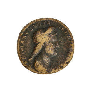 Sabina (83–137; Roman empress 117–137), Hadrian (76–138; Roman emperor 117–138), busts, Pietas