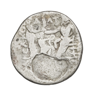 Tetradrachm of Artabanos II (king of Parthia; 10–40 AD). Obverse: bust of Artabanos II left,