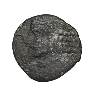 Bronze coin of Gotarzes II (king of the Parthians; reign 40–51). Obverse: bust of Gotarzes II