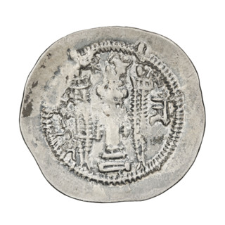 drachma, Kavadh I (ruler of Persia; 488–496 and 498–531). Obverse: bust of Kavadh I facing right;