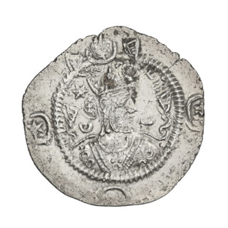 drachma, Kavadh I (ruler of Persia; 488–496 and 498–531). Obverse: bust of Kavadh I facing right;