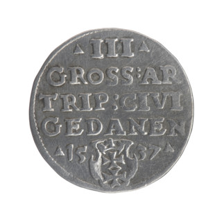 Gdansk trojak, Sigismund I the Old (King of Poland; 1506–1548), iconography, Polish coins, male