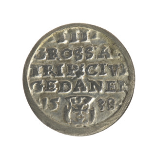 Gdansk trojak, Sigismund I the Old (King of Poland; 1506–1548) — iconography: Polish coin, royal