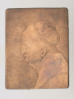 Head of an Old Man Writing, Norblin de la Gourdaine, Jean Pierre (1745–1830), graphic artist;
