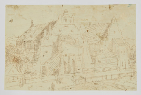 Granaries in Kazimierz; Jablczynski, Feliks (1865–1928), graphic artist; Polish graphic art;