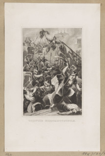 The Conquest of Constantinople. Illustration: Composition enclosed in a double linear frame