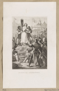 Joan of Arc (The Maid of Orleans; illustration in volume VII of Cesar Cantu, Universal History,