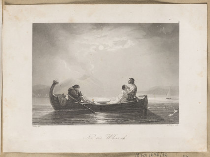 A Night in Italy; artist: Albert Henry Payne (1812–1902), steel engraving; drawing possibly by
