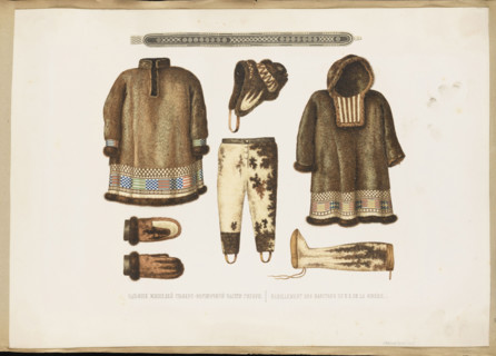 Costumes of the inhabitants of the north-eastern part of Siberia. Graphic artist: Leopold