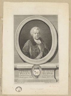 Portrait of Stanislaw Poniatowski; Folino, Bartolomeo de (1730–post 1808), graphic artist;