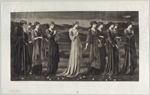 Les noces de Psyché, Jasinski, Feliks Stanislaw (1862–1901), graphic artist; after Burne-Jones,