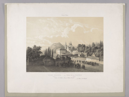 Views of Volhynia. Krzemieniec. Artists: Louis-Pierre-Alphonse Bichebois (1801–1850), graphic