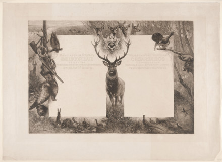 Diploma of the Warsaw Branch of the Imperial Society for Game Breeding and Proper Hunting;