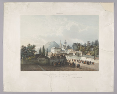 Views of Volhynia. Krzemieniec. Creators: Louis-Pierre-Alphonse Bichebois (1801–1850), graphic