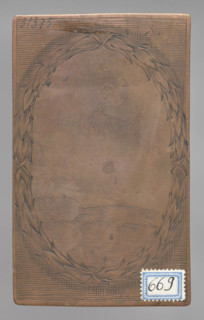 Recto: Martyrdom of the Soul in Hell 'Tormentum gustus'; verso: Partially blurred emblematic