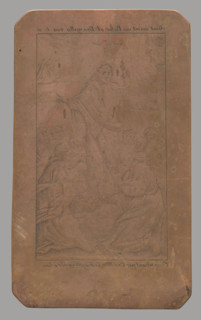 The Sending of the Apostles (Bible), before 1820; graphic print/graphic plate; subject: biblical