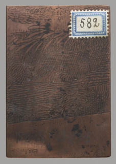 Recto: Crucifixion. Verso: Fragment of a composition by a graphic artist, Lohojsk — Fragment of