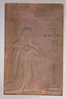 Saint Teresa of Avila. Teresa of Jesus (St.; 1515–1582) — iconography. Catholic saint shown