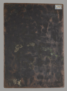 Floral ornament, graphic artist, Lohojsk; floral ornaments; Perhaps a matrix for embossing leather;