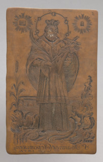 Recto: Saint John of Nepomuk; verso: Saint Florian. The author is probably Jan Maszewski
