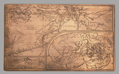Graphic matrix with maps marked with numbers 32, 33, 33b and 33c made for the 'Atlas to J. Lelewel