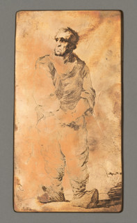 Dutch worker in sabots; Plonski, Michal (1778–1812), graphic artist; character study of a man —