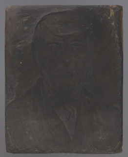 Portrait of Piotr Le Brun, Jr., draughtsman; male portrait; painter Piotr Le Brun (1802–1879) —