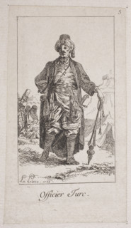 Officier Turc, Le Prince, Jean-Baptiste (1734-1781), graphic artist. Compositions on 'Oriental'