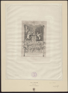 Kupferplatte und Scheidewasser, Neureuther, Eugen Napoleon (1806-1882), graphic artist; graphic