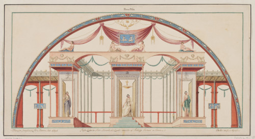 Vestigia delle Terme di Tito. Ground floor plan, Carlone, Marco (1742-1796), graphic artist;