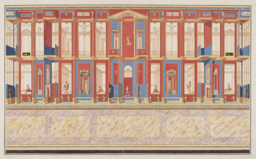 Vestigia delle Terme di Tito. Underground plan, Carlone, Marco (1742-1796), graphic artist; Brenna,