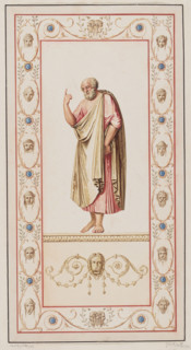 Vestigia delle Terme di Tito. Dionysus and Ariadne. Quadro from the vault decoration of room 15,
