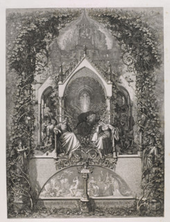 Dornröschen. Märchen von Grimm, Neureuther, Eugen Napoleon (1806-1882), graphic artist, Sleeping