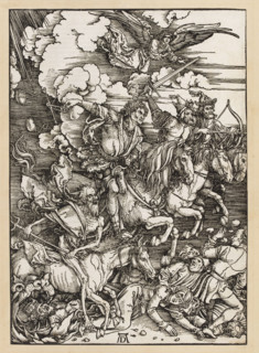 The Four Horsemen of the Apocalypse, from the 'Apocalypse' cycle, Dürer, Albrecht (1471-1528),