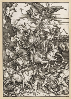 The Four Horsemen of the Apocalypse, from the 'Apocalypse' cycle, Dürer, Albrecht (1471–1528),