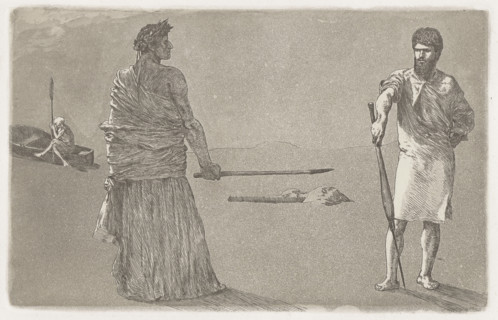 Satire/ Conclusion; pl. 13; The Rescue of Ovid's Victims, Op. II; publisher: Theodor Stroefer