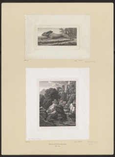 Felslandschaft mit der Jäger, Reinhart, Johann Christian (1761-1847), graphic artist; hunters;