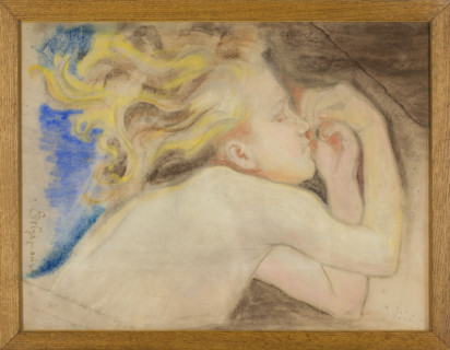 The Preyed Angel, study for a polychrome in the Franciscan Church in Kraków, Wyspianski, Stanislaw