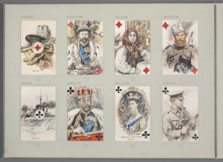 Jack of Clubs — English Soldier; Tanski, Czeslaw (1862–1942), illustrator; Witke-Jezewski, Dominik