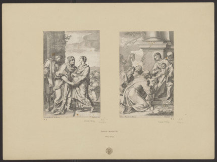 Adoration of the Magi; Sandrart, Jakob von (1630-1708), publisher; Maratti, Carlo (1625-1713),