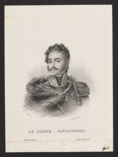 Portrait of Prince Józef Poniatowski; artists: Ducarme, Pierre François (fl. ca. 1823–1833) and