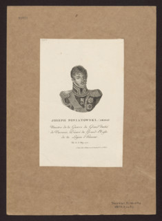 Portrait of Prince Józef Poniatowski; Juliannau (fl. ca. 1810), publisher; Juliannau (fl. ca.