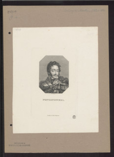 Portrait of Prince Józef Poniatowski; publisher: Schumann, Gebrüder (Zwickau; publishing house;