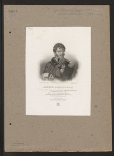 Portrait of Prince Józef Poniatowski; graphic print after Antoni Brodowski (painter); graphic