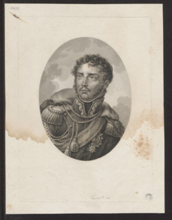 Portrait of Prince Józef Poniatowski; Nicolas Octave Tassaert (1800–1874), graphic artist;